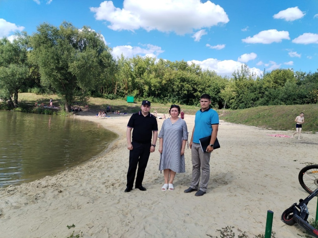 В Рузаевке активно продолжается благоустройство территории Старого водоема