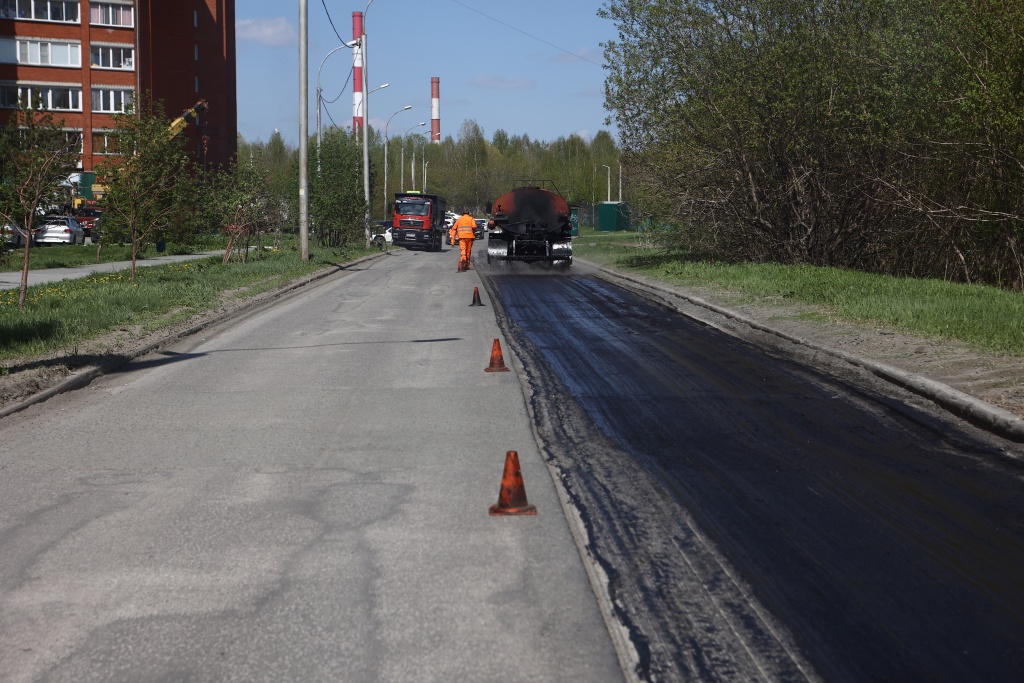 В Новосибирске на улице Взлетной закончат ремонт раньше запланированного срока