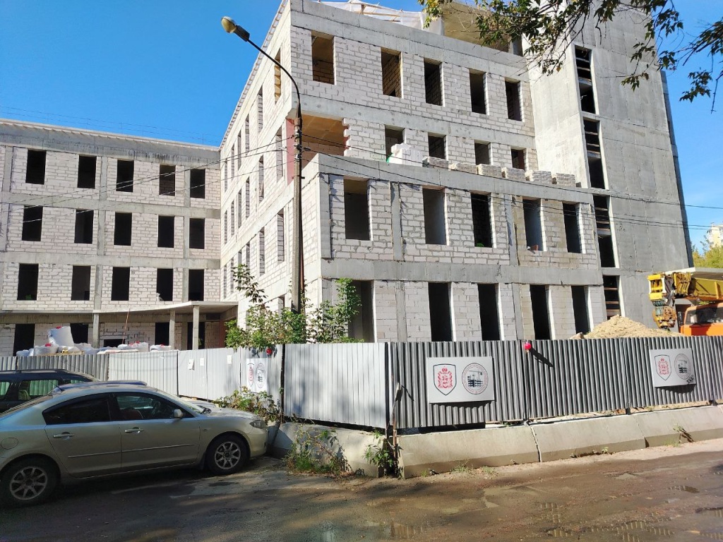 Строительство новой детской поликлиники в Пушкино выходит на финишную прямую — объект планируется сдать до конца года